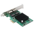 thumbnail image 3 of Tarjeta controladora de red Gigabit Ethernet PCI E 10/100/1000Mbps Rj45 X2 Tarjeta de interfaz de red de servidor dual de 2 puertos AweSitey EL011556-00, 3 of 4