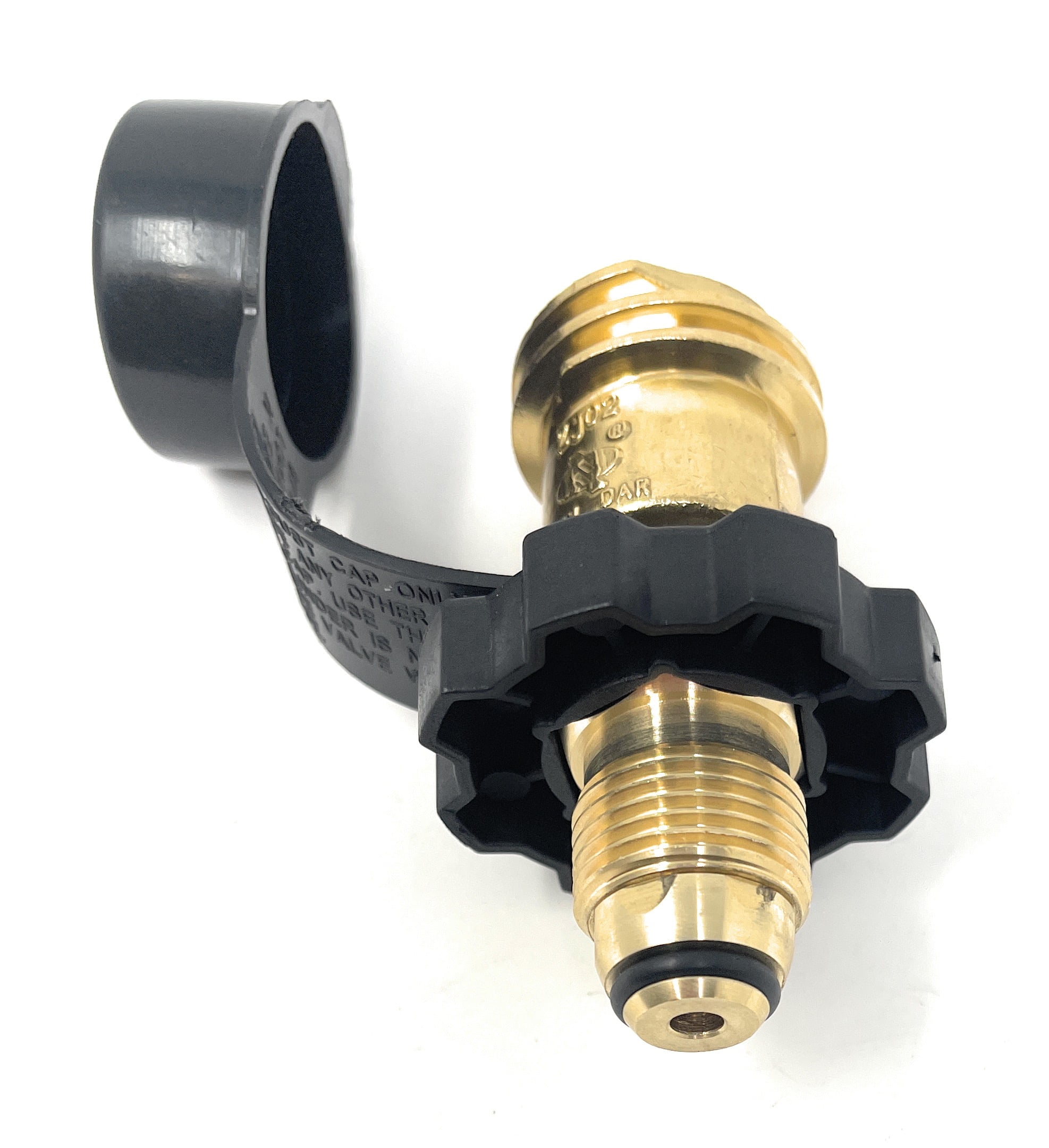 Adaptateur Réservoir Propane Laiton - Convertit POL En QCC1 - Pour Barbecue Et Poêle Camping