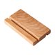 thumbnail image 2 of Soporte para teléfono de madera Soporte para teléfono Ranuras dobles Accesorios de escritorio de oficina portátiles Soporte de exhibición Soporte para Haya CUTICAT Soporte para teléfono, 2 of 8