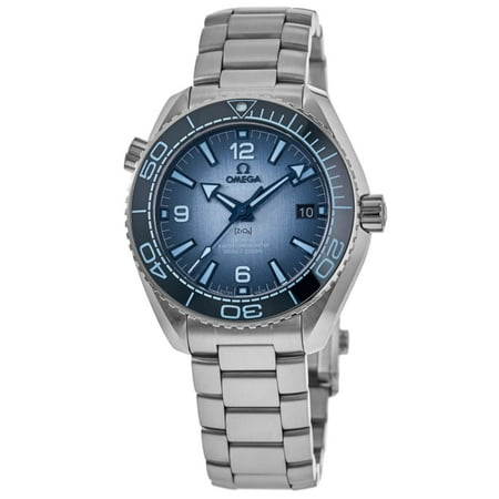 Omega Seamaster Planet Ocean 600M 39.5mm 75th Anniversary Blue Dial Steel Men's Watch 215.30.40.20.03.002