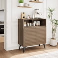 thumbnail image 1 of Fluted Storage Cabinet with Adjustable Shelves, Modern Sideboard for Living Room, Kitchen, Entryway, 1 of 6