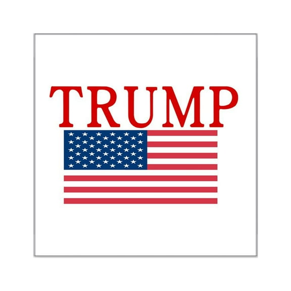 CafePress - TRUMP Sticker - Square Sticker 3" x 3"