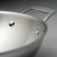 thumbnail image 4 of Tramontina Utsava 4-Quart Tri-Ply Clad Stainless Steel Kadai with Lid - Induction & Oven Safe, 4 of 13