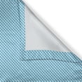 thumbnail image 6 of Ambesonne Checkered Valance & Curtain, Aqua Stripes Diagonal, 55"x45", Aqua White, 6 of 6