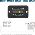 thumbnail image 6 of Runleader 36V Battery Level Monitor for Car, Pickup Truck, Minivan, RV, Trailer, 6 of 7