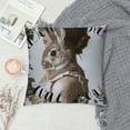 thumbnail image 2 of Qinduosi Rabbit Pillow Covers , Rabbit Gifts for Girls Rabbit Lovers Owners, Rabbit Decor, Just a Girl Who Loves Rabbits Pillow Case, Bunny Pillow Cases, 2 of 5