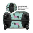 thumbnail image 3 of Goofa Christmas Dachshund Pattern Luggage Covers For Suitcase,Suitcase Cover Protector Fit 18-32 Inch Luggage-, 3 of 9