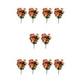 thumbnail image 2 of mmirethe 2x Low Maintenance Realistic Appearance Faux Flowers And Plants Wide Application sunset glow 5Set, 2 of 6