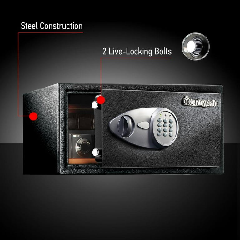 SentrySafe Safe Box Digital Lock Steel Construction Non-Fireproof 0.98 cu. ft. SentrySafe Safe Box Digital Lock Steel Construction Non-Fireproof 0.98 cu. ft.