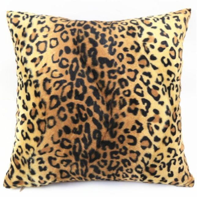 Decorative velvet Animal Cushion Pillow Cover Cat Double Sides Printed ld-025 