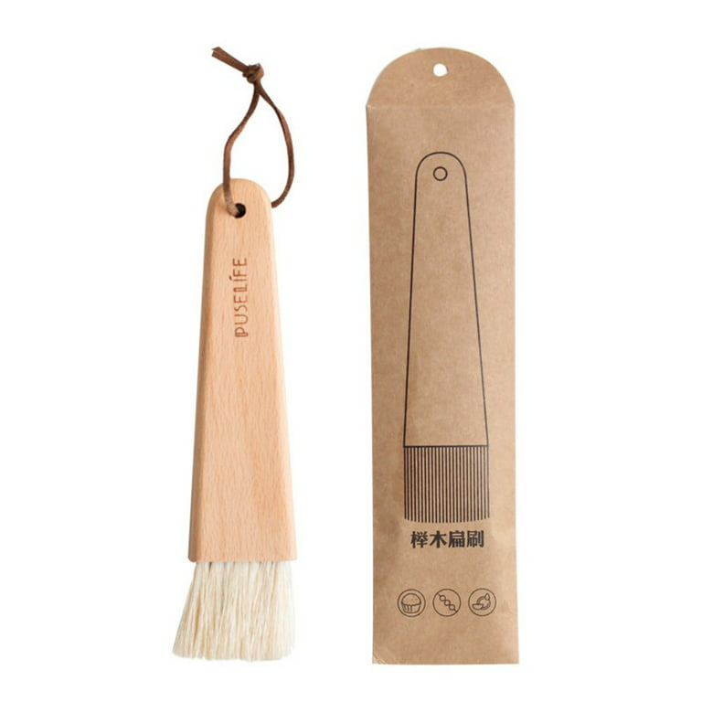 Pastry Brush Natural Bristle Wooden, MSART Basting/Food Brush, with Beech  Wood Handle and Rope Hook, Great for Butter, Cookies, Oil, Bread, Frosting.