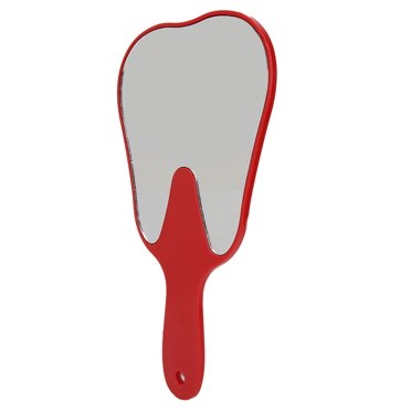 Cute Tooth Shaped Mirror - Mini Oral Observation Mirror With PC Material In 3 Colors