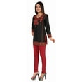 thumbnail image 4 of Maple Clothing Indian Short Kurtis Top Tunic Women's (Black, 5XL), 4 of 6