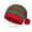Red Green, variant on Christmas Knitted Elf Hats, Crochet Santa Hats, Adults Holiday Party Beanies Caps for Women Men Family