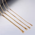 thumbnail image 2 of Cadenas de Color dorado ASON Inoxidable de 1-5mm, collar de cadenas de serpiente de acero inoxidable, joyería de cuerda torcida, accesorios de cadenas largas para mujeres Tan Jianjun unisex, 2 of 2