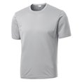 thumbnail image 5 of Mens Short Sleeve Performance Tall PosiCharge Competitor Polyester Tee Silver XLT, 5 of 6