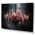 thumbnail image 2 of Designart "Chandelier Shadows II" Chandelier Wall Art Living Room, 2 of 5