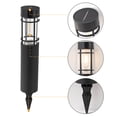 thumbnail image 3 of C Cattleya 12-Pack Black Solar LED Outdoor Path Lights for Driveway,Walkway,Landscape(3000K  Warm White), 3 of 7