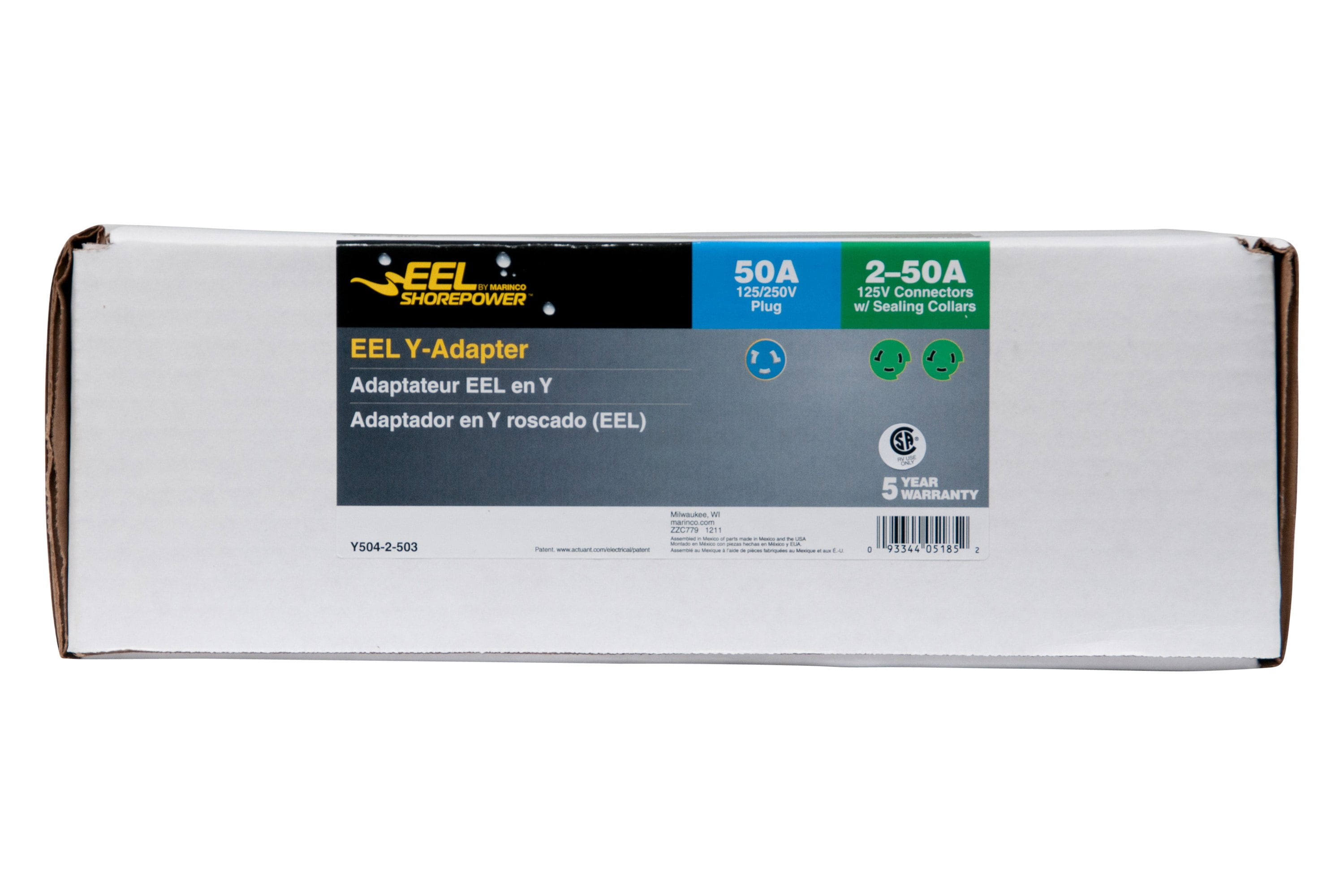 Marinco Y504-2-503 - EEL Female to Male Y-Adapter - Walmart.com