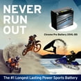 thumbnail image 6 of Chrome Pro Battery Ytx20hl-bs (20hl-bs 12 Volts,18 Ah, 310 Cca) Motorcycle iGel Battery for Harley-davidson 1450cc Fxst Flst Softail 2005, 6 of 9