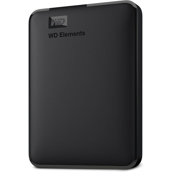WD WDBU6Y0020BBK-WESN 2TB Elements Portable External Hard Drive HDD, USB 3.0, Compatible with PC, Mac, PS4 & Xbox - Black