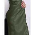 thumbnail image 5 of DARING DIVA Women's Plus Size Long Hooded Zip Up Puffer Vest 5X Army Green, 5 of 7