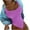 Purple, variant on Fartey Womens One Piece Swimsuit Fashion Elegant Ribbed Bathing Suit Slimming Tummy Control Swimsuits Trendy 2025 Solid Color Beach Swimwear Blue S-2XL