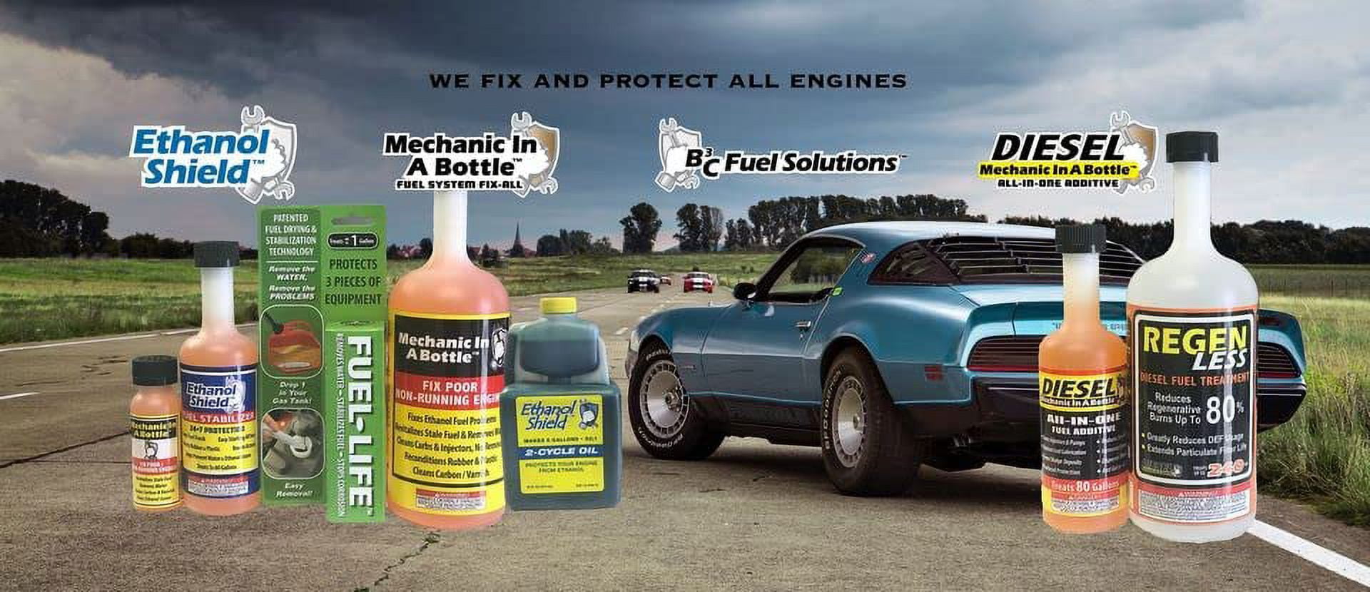 B3C FUEL SOLUTIONS INC Mechanic In A Bottle 2-In-1 Gasoline Quality Test  0.3 oz.