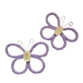 thumbnail image 5 of CoudarTitie 2 Pieces Butterfly Wall Art Decor Boho Decorative Modern Wall Hanging Decoration Purple, 5 of 9