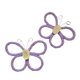 thumbnail image 5 of 2 piezas de decoración de pared con mariposas, artesanías, decoración de pared bohemia para oficina y dormitorio. Púrpura, 5 of 9