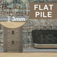 thumbnail image 4 of KUETH 2'x5' Machine Washable Rug, Ultra Thin Non Slip Rugs, Indoor Runner Rugs for Entryway, Bedroom, 4 of 8