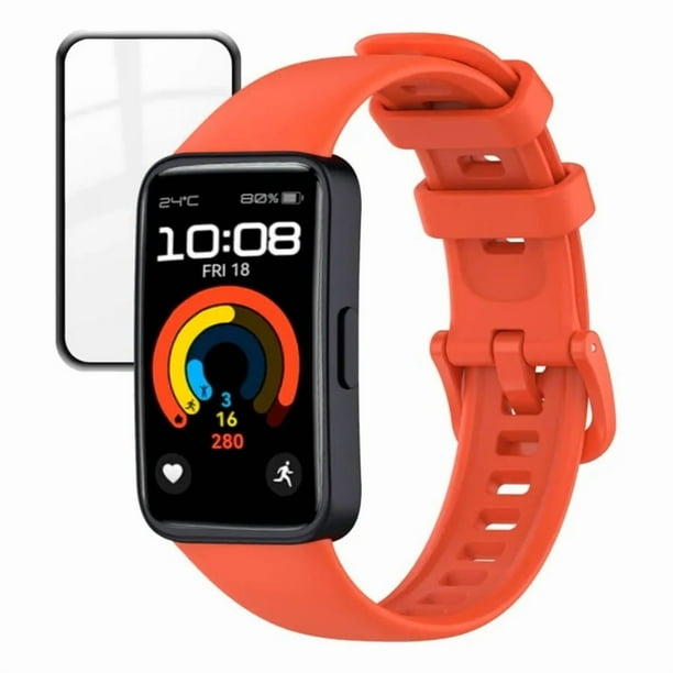 Correa de Silicona Premium Sport para Huawei Band 8,9,10 + Mica
