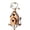F, variant on House Bird Nest Courtyard Decoration Outdoor Bird House Garden Decoration,Bird House Stakes for Outside with Pole, Metal Bird House with Pole