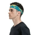 thumbnail image 3 of Naloa World Map With Landmarks Fashionable Sport Sweatband for Running, Yoga, Basketball - Head Circumference 19.6-22.4 inches, 3 of 9