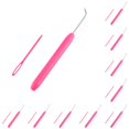 thumbnail image 1 of Toystoory 2PCS/Set Crochet Needle Sweater Knitting Braiding Random Handsewing Hook Manual Tool Sewing Weaving Pin Plastic Color 1 juego 10Conjunto, 1 of 6