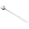 thumbnail image 1 of Stainless Steel Petal Spoon Long Handle Ice Cream Sundae Stirring Ladle 18cm Sakura, 1 of 8