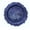 Navy Blue, variant on Craft and Party Charger Plate, 6 pcs 13" Round Silver Plastic Reef Charger Plate For Weddings And Elegant Settings With A Metallic Finish