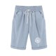 thumbnail image 1 of Mujeres Pantalones Cortos Casual, Cintura Elástica Día de la Independencia de la Impresión Pantalones Cortos con Cordón con Bolsillos para Verano Primavera de Uso Diario, Pantalones Cortos de Verano P, 1 of 4