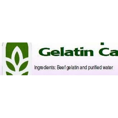 2000 Empty "00" Gelatin Capsules in a single pack