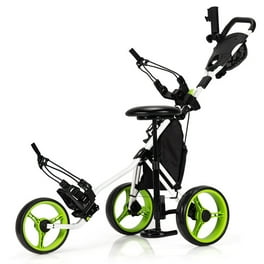 Callaway Trek Compact Push Cart Black and Yellow Lightweight and Portable Walmart
