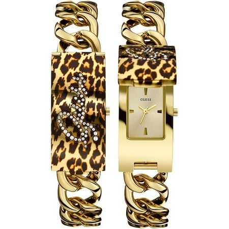 Guess Steel W0321l5 Women S Watch Only Gold Tone Id Bracelet Guess Steel W0321l5 Women S Watch Only Gold Tone Id Bracelet With Self