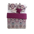 thumbnail image 5 of VCNY Home Amherst 5-Piece Red Damask Reversible Comforter Set, King, 5 of 8