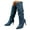 Blue, variant on Oyedens Stiletto Knee High Boots for Women Fashion Slouchy High Heels Winter Fall Dress Tall Boots