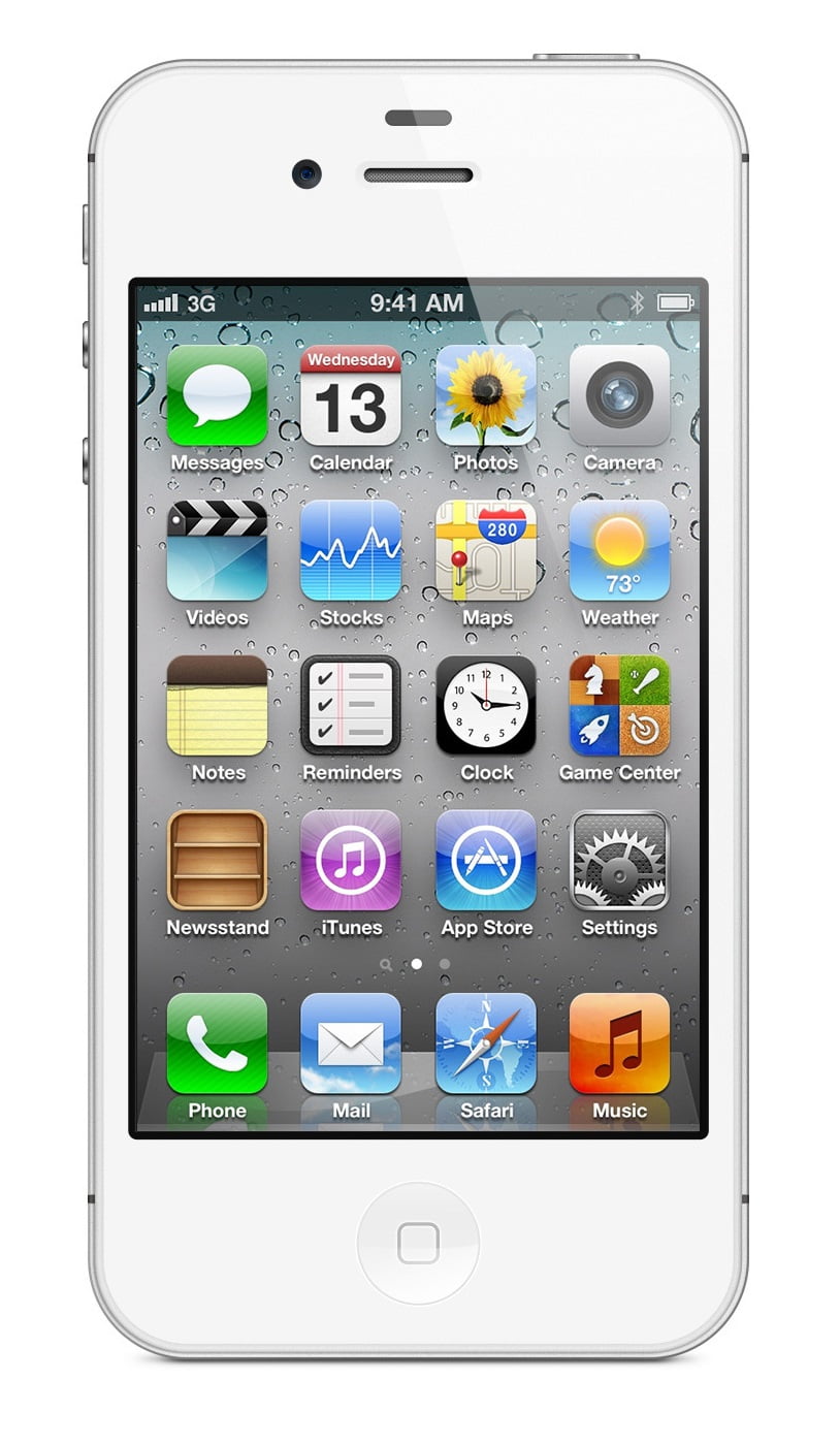 Refurbished Apple iPhone 4s 8GB, White Unlocked GSM