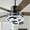 Chrome, variant on Oaks Aura 52 inch DIY Shape Reversible Ceiling Fan with LED Light Remote 6-Speed 3-Color Ceiling Fans