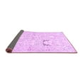 thumbnail image 2 of Ahgly Company Indoor Round Animal Purple Traditional Area Rugs, 3' Round, 2 of 4