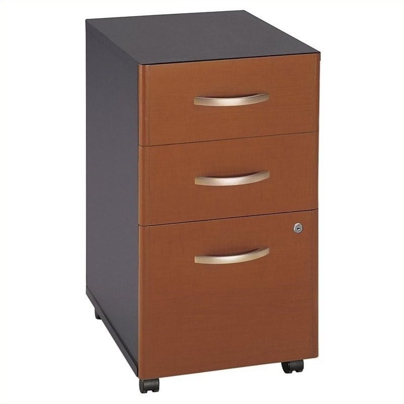 Bush Business Furniture Series C 3 Drawer Mobile File in Auburn
