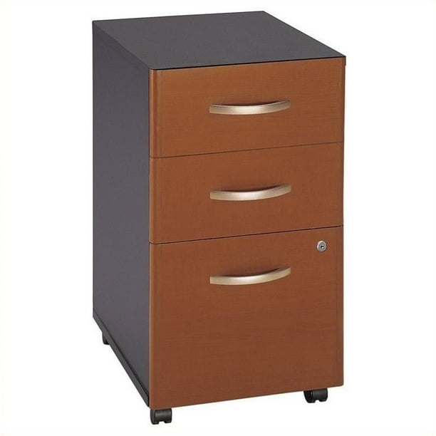 Bush Business Furniture Series C 3 Drawer Mobile File in Auburn