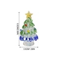 thumbnail image 3 of Mini Handmade Glass Christmas Tree Ornament Small Desktop Crystal Xmas Tree Table Decor For Decoration, 3 of 6