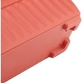 thumbnail image 4 of 3 Pack 17 inches Flower Planter Box , Red Plastic Rectangular Flower Plant Pot with Trays for Home Garden, Windowsill, Patio, Balcony (Happon), 4 of 7